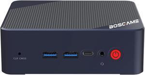 BOSGAME Mini PC N100 Alder Lake Intel 12th Mini Computers, Win11 Pro 16GB DDR4 RAM 512GB PCIe x1 SSD, 4K 60HZ Triple displays by Dual HDMI+Type-C, 36W Quiet Mini PC, WIFI5, Office, Education