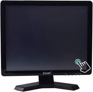 Touchscreen Monitor, 17 inch LED TFT Touch Screen for POS System, 1280x1024 Resolution VGA Monitor Touchscreen for PC POS Cashier Retail Restaurant Bar Coffee Store Menu Order Point of Sale
