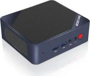 BOSGAME B100 Mini PC, Intel 12th Gen Alder Lake- N100(up to 3.4GHz) Mini Desktop PC, 16GB DDR4 RAM 512GB SSD, Mini Computers Support 4K Triple Display/ USB3.2 / WiFi 5 / BT4.2/ 2500Mbps Ethernet