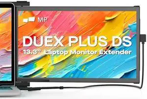 Portable Monitor for Laptop, New Mobile Pixels Duex Plus DS 13.3" FHD 1080P Laptop Screen Extender, USB Type-C/HDMI Plug and Play Laptop Extended Monitor, Windows/macOS/Android/Switch Compatible