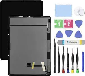 12.9" LCD Screen Replacement for iPad Pro 12.9 3rd/4th Gen (A1876 A2014 A1983 A1895 A2069 A2232 A2233 A2229) Display LCD Assembly and Glass Touch Digitizer Premium Repair Kit with Tools