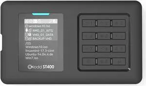 iodd ST400(2TB SSD) 2.5 inch Enclosure/USB-C/Bootable Virtual ODD&HDD / AES256 Encryption Max up to 76 Digits/Write Protect / 2541(ST400/USB-C Type/Next Gen Model) Made in Korea