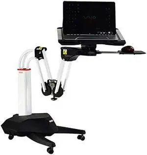 Kesrer01 Full Motion Long Arm Multifunctional Moving Laptop Desk Sofa Bedside Notebook Stand Lazy Lift Rotating Computer Table