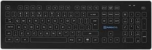 PUREKEYS Medical Keyboard Full Size Wireless Black