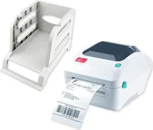 Arkscan 2054A USB + LAN/Ethernet Thermal Shipping Label Printer LP204 Label Holder for Rolls and Fan-Fold Labels