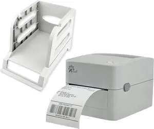 Arkscan 2054K-WF (WiFi + USB) Thermal Shipping Label Printer LP204 Label Holder for Rolls and Fan-Fold Labels