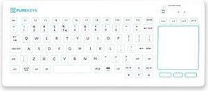 PUREKEYS Medical Keyboard Touchpad USB White