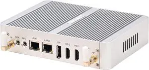 KINGDEL Fanless Mini PC, 4-Core 12th Gen. N100(up to 3.4GHz) 16GB DDR4 RAM 512GB NVMe SSD, Triple Display DP+2xHD, 4K:4096x2160, 2xLAN, WF+BT