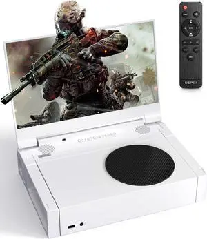 DEPGI 14" Portable Monitor for Xbox Series S (Not Included), 60Hz 1080P HD IPS Portable Gaming Monitor with Remote Control,Portable Monitor with HDR10,AMD FreeSync, 2X HDMI