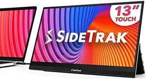 SideTrak Solo Pro 13" Touchscreen Portable Monitor for Laptop | 1080p LED Small Laptop Screen Extender | Kickstand | 10ms Response Time | 60Hz Refresh Rate | USb-C, Mini-HD | 1.6 lbs Travel Monitor