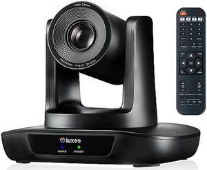 iuZee 20X Optical Zoom Conference Room Camera USB3.0 HDMI PTZ Camera 1080P 60FPS Wide Angle for Video Conference Church Live Streaming Meeting Education Works with Zoom Skype Teams OBS YouTube
