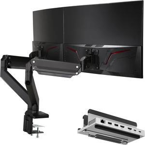 AVLT Dual Monitor Arm and AceProAV Laptop Dock