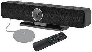RayBit TB5 Video Conferencing System - Zoom Certificated, Ultra 4K Pro Audio and Video Conference Room Camera with 4 Microphone Arrays & Stereo Speakers, 120deg Wide Angle Webcam for TV/Meeting Room