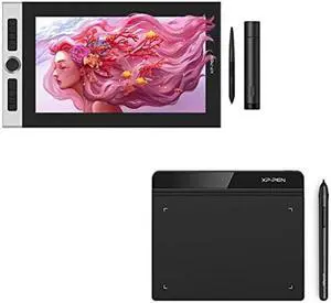 XP-PEN Innovator 16 Graphics Drawing Tablet with Screen Full-Laminated Drawing Monitor with Tilt Battery-Free Pen & XP-PEN StarG640 Digital Graphics Tablet
