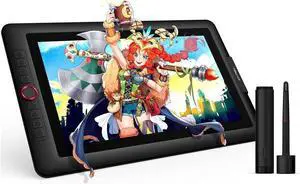 15.6" Drawing Tablet with Screen XPPen Artist 15.6 Pro Tilt Support Graphics Tablet Full-Laminated Red Dial (120% sRGB) Drawing Monitor Display 8192 Levels Pressure Sensitive & 8 Shortcut Keys