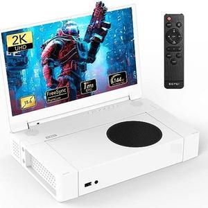 DEPGI 15.6" Portable Monitor for Xbox Series S,144Hz 2K QHD IPS Gaming Monitor for Xbox Series S (Not Included), with HDR AMD FreeSync 2X HDMI for Indoor Outdoor Travel