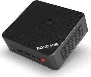 BOSGAME P1 Gaming Mini PC Ryzen 7 5700U 32GB RAM 1TB SSD W11OS Triple 4K Displays Mini Computers, Micro PC Dual HDMIx2+Type-C, WiFi 6E, BT5.2, Support PS3 Game by RPCS3