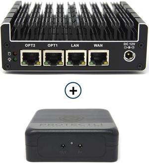 Bundle: Protectli Vault 4 Port, 8GB RAM, 120GB mSATA SSD + Uninterruptible Power Supply (UPS)