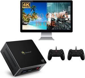 ARCADORA Super Console PC Lite Mini PC Game Box Preloaded 63,560 Retro Games(3000 3D Games), Batocera & WIN10 Pro OS, 2T HDD, Support Up to 12 Players, Add Games, 4K FHD Dual Output, 2 Controllers