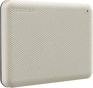 Toshiba Canvio Advance 2TB Portable External Hard Drive USB 3.0, White - HDTCA20XW3AA