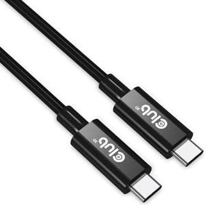 Club 3D CAC-1579 USB4 Gen3x2 Type C to Type C Bi-Directional Cable with 240W Charging, 40Gbps Data Transmission and Supports 8K60Hz Video with Retimer IC 3m-9.84ft