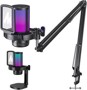 MAONO DGM20S USB Gaming Microphone, Cardioid Mode, RGB Lighting, Easy Mute, Compatible with Windows PC, Mac, PS4/5, Ready to Capture Inspiration
