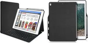 ProCase Keyboard Case Bundle with Companion Back Cover for iPad Pro 12.9 Inch 2nd Gen / 1st Gen 2017 2015