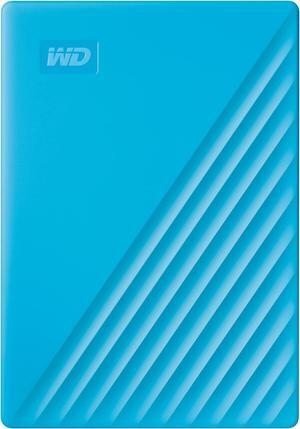 Western Digital WD 2TB My Passport Portable External Hard Drive with backup software and password protection, Blue - WDBYVG0020BBL-WESN