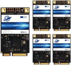 Dogfish Msata 128GB Internal Solid State Drive Mini Sata SSD Disk Drive High Performance Hard Drive for Desktop Laptop Notebook (MSATA, 128GB*5 Pack)