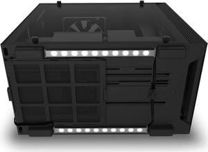 NZXT Underglow Accessory - AH-2UGKK-A1 - Two 300mm RGB LED Strips - 15 LEDs Per Strip - CAM-Powered - Immersive Desktop Lighting System