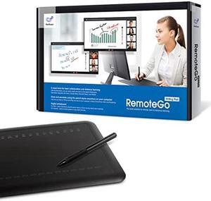 Penpower RemoteGo Digital Writing Pad | Video & Voice Comment on PDF | Digital Whiteboard, Annotation, and Screen Recording | Pen Tablet for Adults