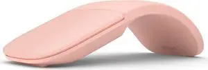 Microsoft ARC Mouse  Soft Pink. Sleek,Ergonomic Design, Ultra Slim and Lightweight, Bluetooth Mouse for PC/Laptop,Desktop Works with Windows/Mac Computers