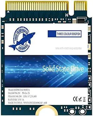 Dogfish M.2 2230 SSD 1TB NVMe PCIe Gen 3.0x4 Internal Solid State Drive Compatible with Steam Deck/Microsoft Surface/Laptop/Desktop(M.2 2230 PCIe 3.0,1TB)