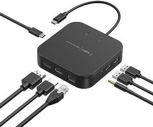 Belkin Thunderbolt 3 Dock Core With Thunderbolt 3 Cable - Usb C Hub - 7-In-1 Docking Station For Macs & Windows, 60W Upstream Charging, With Gigabit Ethernet, Displayport & Audio Ports