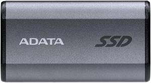 ADATA SE880 1TB - Up to 2000 MB/s- SuperSpeed USB 3.2 Gen 2x2 USB-C External Portable SSD Titanium (AELI-SE880-1TCGY)
