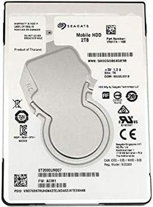 Seagate 2TB SATA 5.4K RPM 32MB 2.5IN (ST2000LM007)