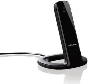 Belkin F5D8055 Wireless N+300Mbps USB Adapter (Black)