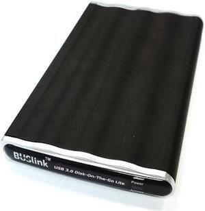 BUSlink 7200RPM USB 3.0 Disk-On-The-Go External Slim Portable 2.5" Hard Drive with Backup Software (1TB)