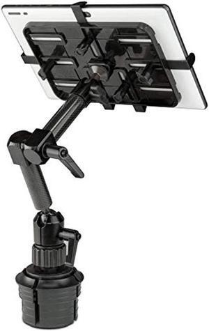 Mount-It! Premium Cup Holder Tablet Mount for Cars - Tablet ELD Mount - Heavy Duty Carbon Fiber Tablet Mount for iPad 7, Galaxy Tab, & Fire Tablets (MI-7321)