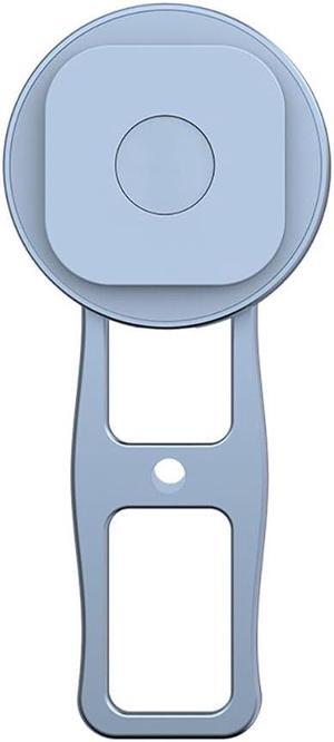 EMONITA Handheld iPad Stand with 18W Fast Charger, Foldable Holder, Strong Magnets, 360 Rotation, 180 Tilt. (Silver)