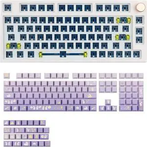 EPOMAKER TH80 Pro 75% Hot Swap Mechanical Keyboard Kit with Bunny Keycaps