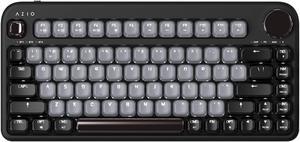 Azio IZO Wireless BT5/USB PC & Mac Mechanical Keyboard, Pre-Lubed Red Switches, Black Willow (IK404)