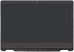 LCDOLED Replacement for HP Pavilion x360 m 14m-dh0xxx 14m-dh1xxx 14m-dh0001dx 14m-dh0003dx 14m-dh1001dx 14m-dh1003dx FullHD 1920x1080 IPS LCD Panel Touch Screen Digitizer Assembly Bezel with Board