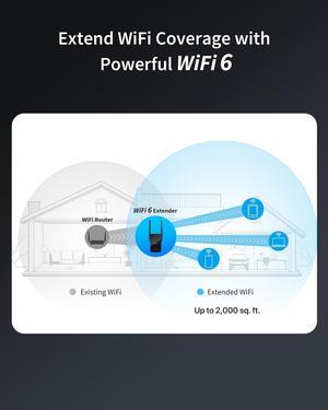 BrosTrend AX1500 WiFi Extender Signal Booster for Home Gigabit Ethernet Port WiFi 6 Extender + AX1800 WiFi 6 Linux WiFi Adapter for Ubuntu, Mint, Debian, Kubuntu, Mate, Zorin, PureOS, Windows 11/10