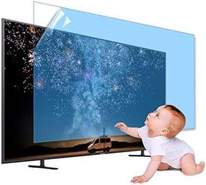 XRRX 43-65 Inch TV Screen Protector, Frosted Matte Anti Glare Outdoor/Indoor Anti Blue LightDustproof Filter Film, Relieve Eye Strain and Sleep Better, for LCD, LED, 4K OLED / 48in 1056x596mm