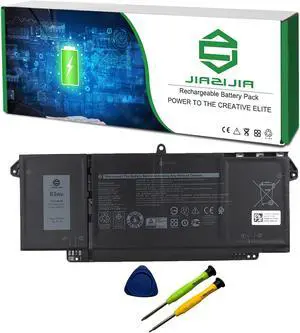 JIAZIJIA 7FMXV TN2GY 4M1JN Laptop Battery Replacement for Dell Latitude 5320 7320 7420 7520 P138G P138G001 P139G P139G001 P133G P133G001 P134G P135G P136G P110F Series 0TN2GY 04M1JN 1PP63 15.2V 63Wh