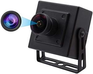 Hotpet 170 Degree Fisheye 4K Webcam 2160P USB Camera with Sony IMX317 Sensor USB Webcamera for Industrial, 30fps 3840x2160 Mini CMOS USB Web Camera Mini Camera Support Most OS Web Cams