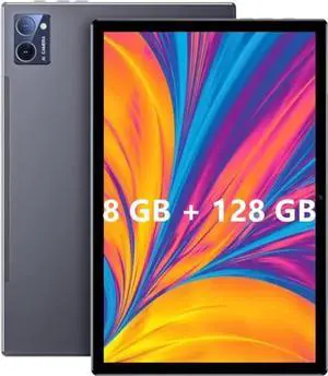 JXCNSNW 10.1" Inch Android Tablet, 4G LTE Dual SIM, 8GB RAM 128GB Storage,Supports 1TB Micro Card, 1920 1200 Full HD IPS Touchscreen,Dual Camera, WiFi/WLAN/Bluetooth/GPS (Black, 128 GB)