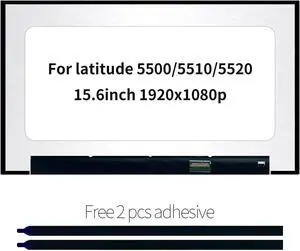LCD Screen Replacement for DELL Latitude 5520 5510 5500 FHD 1920X1080P LED Non-Touch IPS Display (30Pin for Non-Touch)