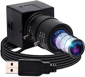 ALPCAM USB Camera 8MP Webcam Full HD 2448P Optics Zoom USB Camera with 2.8-12mm Wide Angle Varifocal Lens Web Cam,UVC USB Webcam for Mac/Windows/Linux/Raspberry Pi